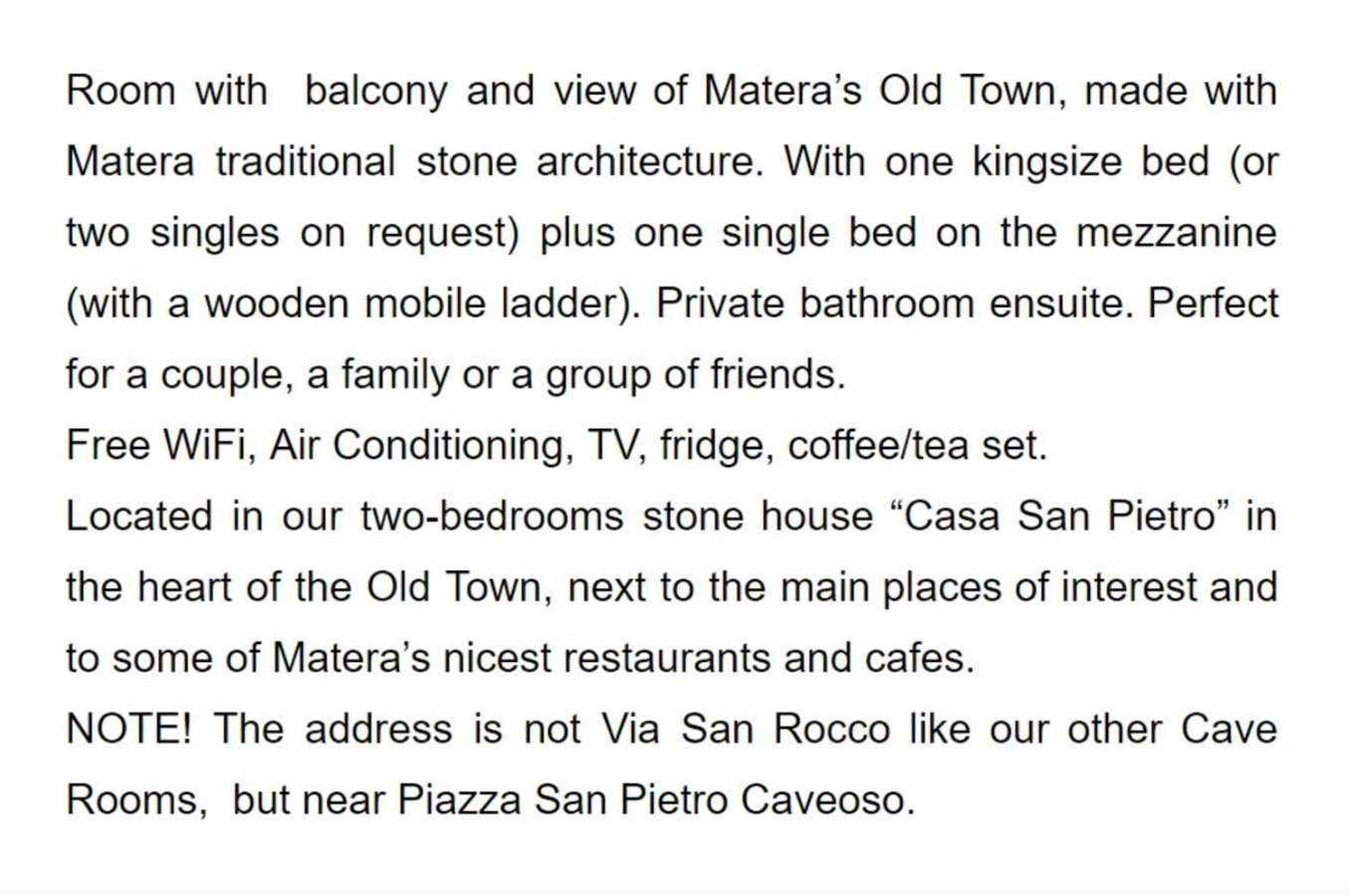 Cave Rooms Sassi Matera Room photo